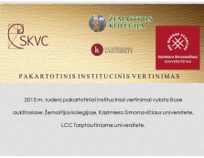 Informacija apie pakartotinius institucinius vertinimus